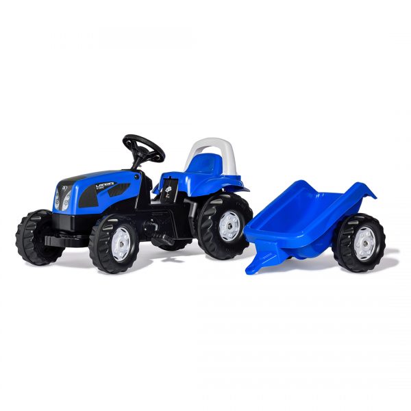 Tractor de Pedales rollyKid Landini con remolque