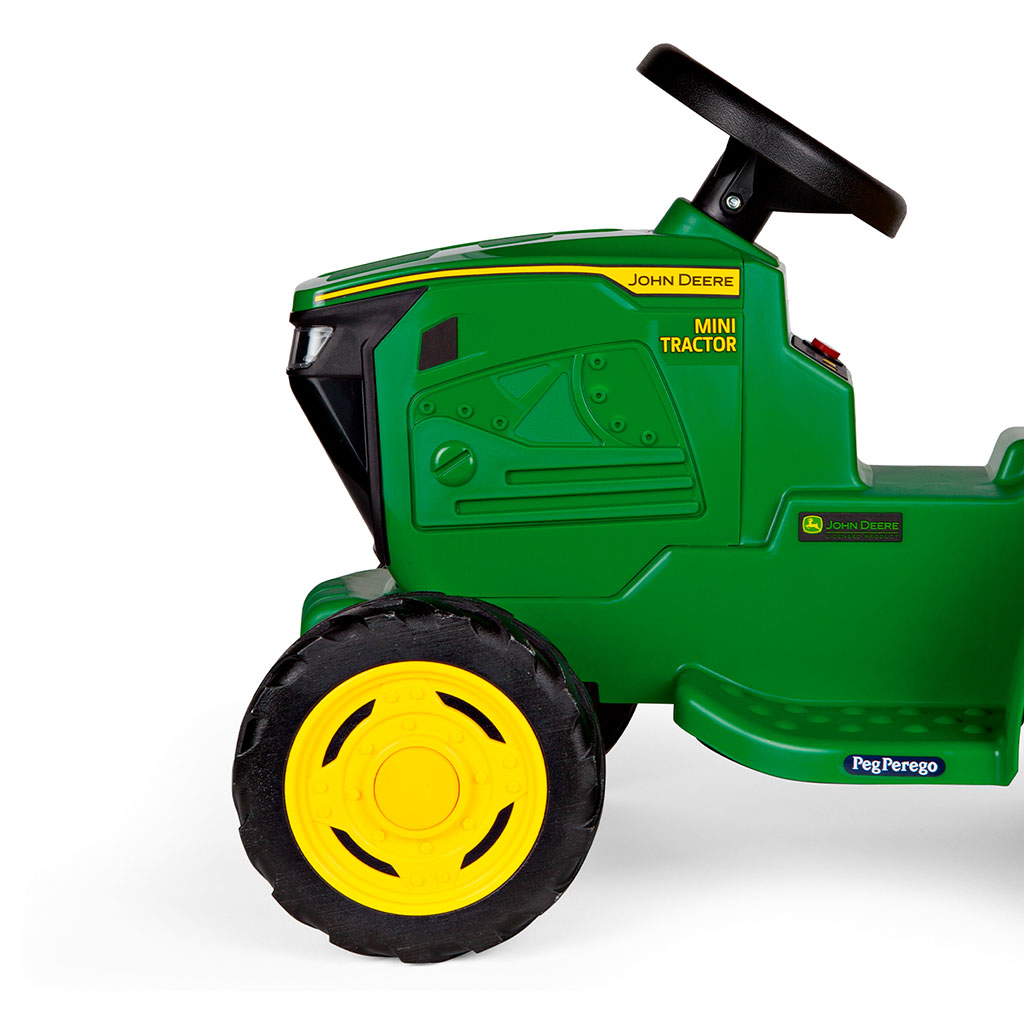 Tractor Eléctrico John Deere con Remolque para niños - PEG PEREGO