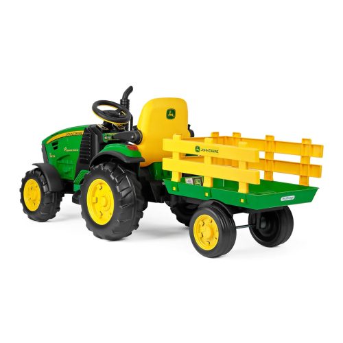 Tractor Eléctrico RC John Deere con Remolque 12V Peg Perego IGOR0117