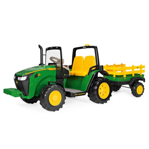 Tractor a Batería John Deere Dual Force Peg Perego 12V con Remolque IGOD05500 PLUS