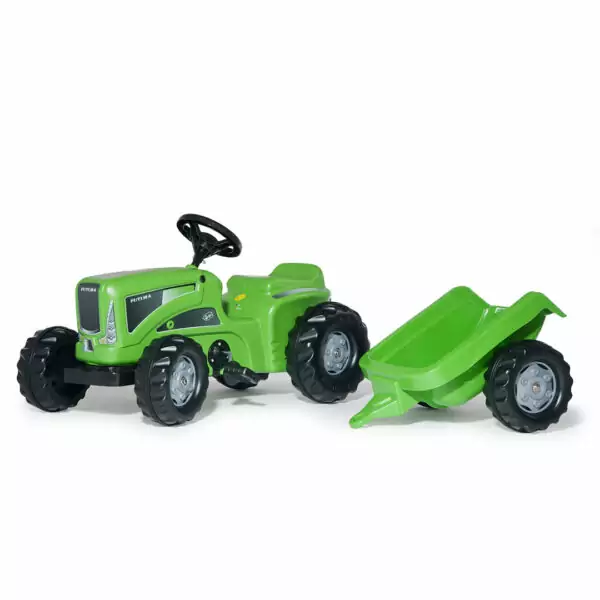 Tractor de Pedales rollyKiddy Futura con remolque