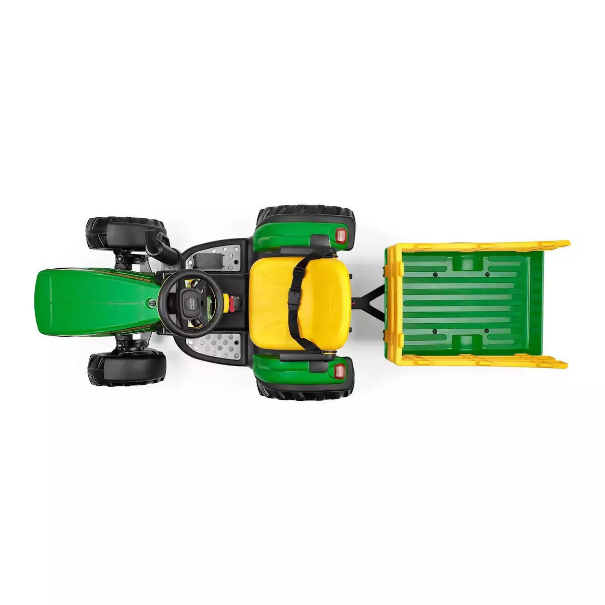 Tractor Eléctrico RC John Deere con Remolque 12V Peg Perego IGOR0117